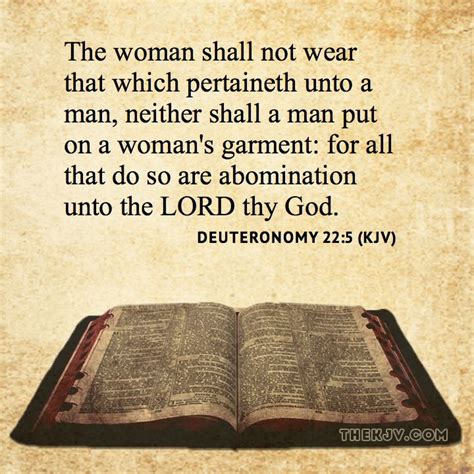 Deuteronomy 22 5 Explained