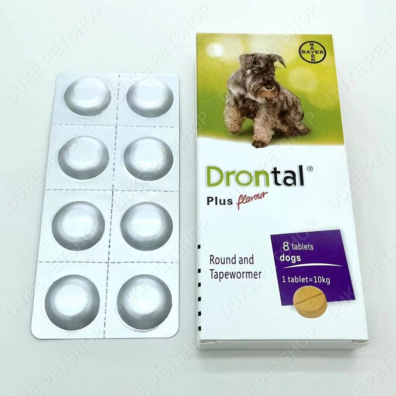 Deworminator Deworming Tablet For Dogs Cats 10 Tablets Dewormer