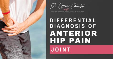 Differential Diagnosis Of Anterior Hip Pain Bone Dr Alison Grimaldi