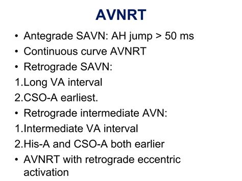Differentiation Between Avnrt And Avrt Advanced Lecture