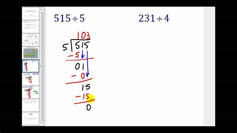 Dividing Whole Numbers Youtube