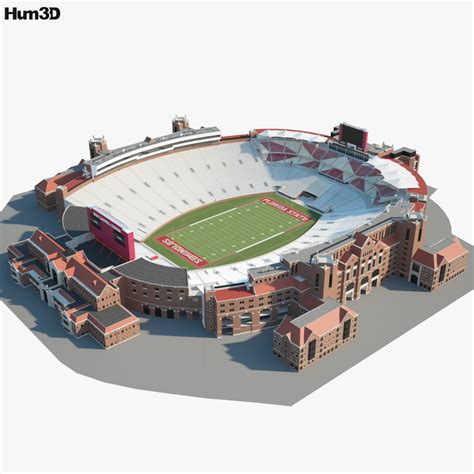 Doak Campbell Stadium 3D Model Architecture On Hum3d