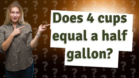 Does 4 Cups Equal A Gallon At Arthur Dwyer Blog