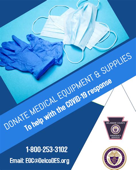 Donate Medical Equipment And Supplies To Delco Emergency Services