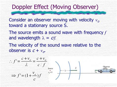 Doppler Effect Equation Moving Observer And Source Tessshebaylo