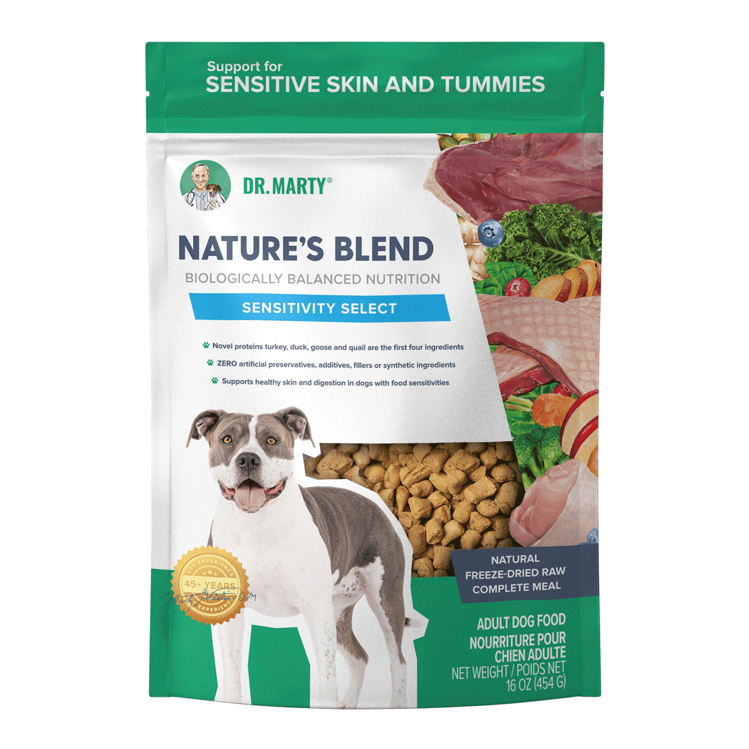 Dr Marty Nature S Blend Sensitivity Select Dog Food 48 Ounces Pet