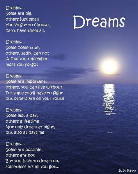 Dreams Poem Inspiring Quotes