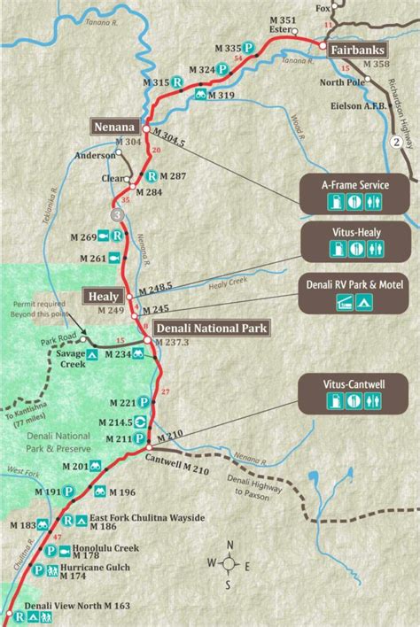 Drive The Parks Highway In 2022 Map And Mile By Mile Description