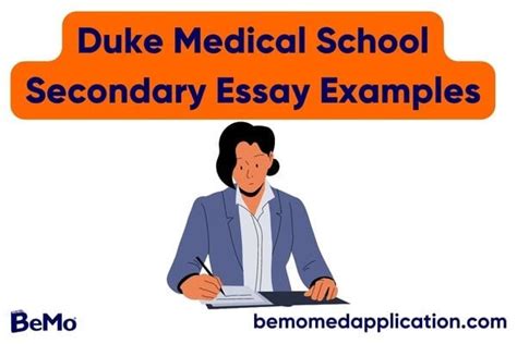 Duke Medical School Secondary Application Essay Prompts Tips