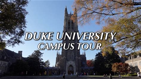 Duke University Campus Tour Guide