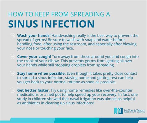 Ear Nose And Throat How To Avoid Spreading Your Contagious Sinus