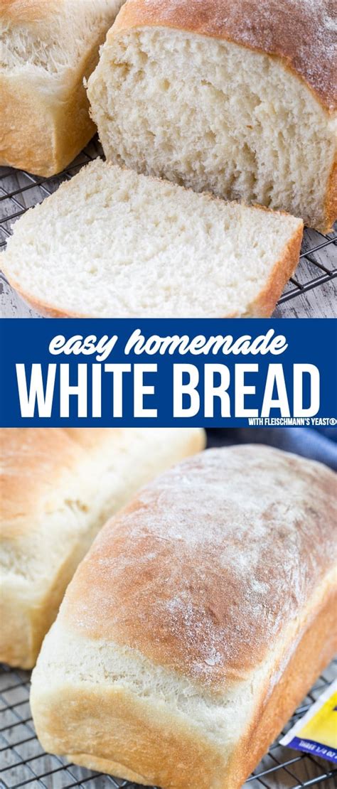 Easy Homemade White Bread Recipe Crazy For Crust