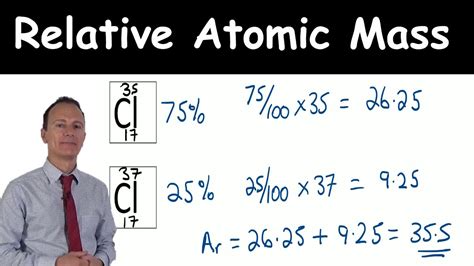 Easy Way To Calculate Relative Atomic Mass Gcse Chemistry Youtube