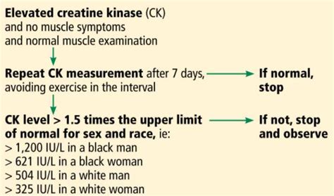 Elevated Ck Or Creatine Kinase Level In African Americans This May