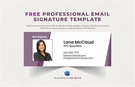 Email Signature Template