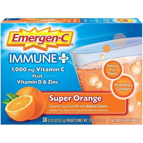 Emergen C 1 000 Mg Vitamin C Immune Support Variety Pack 120 Packs Exp