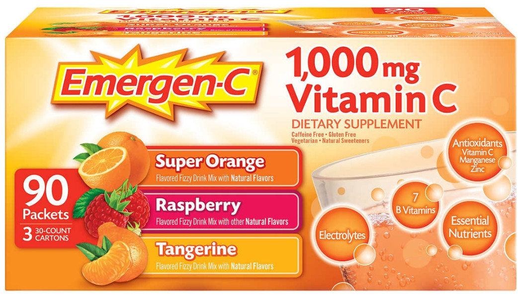Emergen C Vitamin C Drink Mix Variety Pack 80Ct