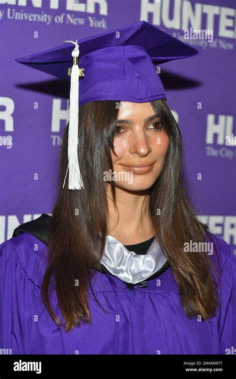 Emily Ratajkowski Delivers The Hunter College Winter Commencement