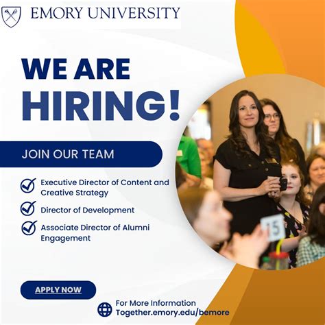 5 Emory Job Opportunities