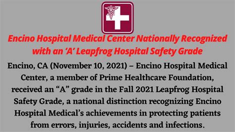 Encino Hospital Medical Center Nationally Recognized With