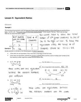 Engage Ny Eureka Math Grade 6 Module 1 Lesson 4 Student Workbook