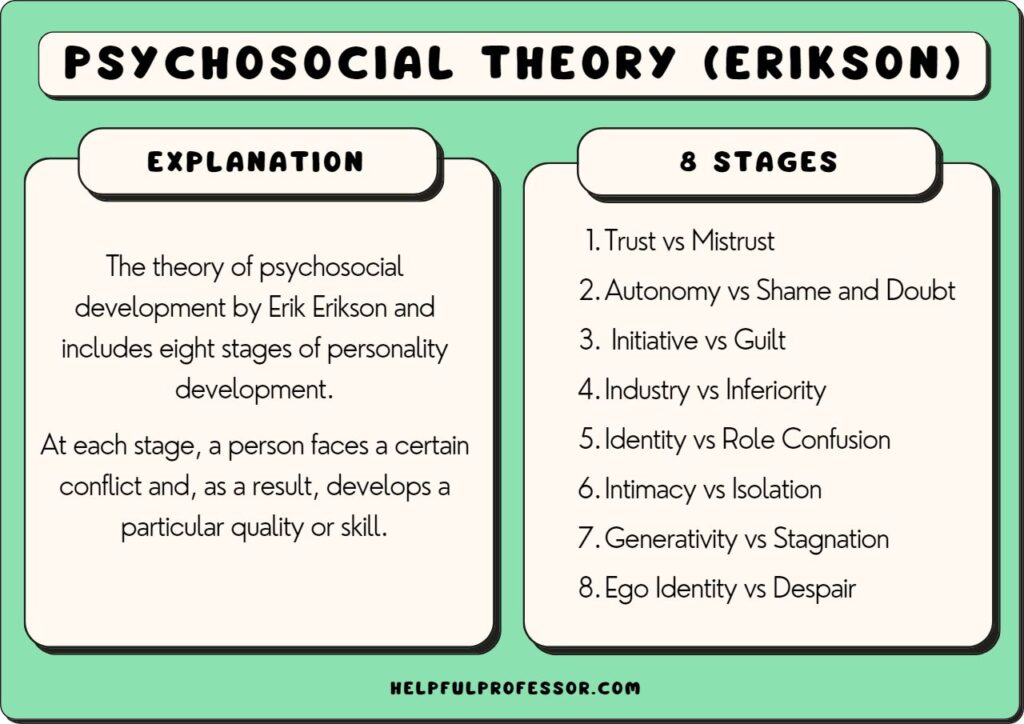Erikson S Theory Of Life Stages Development