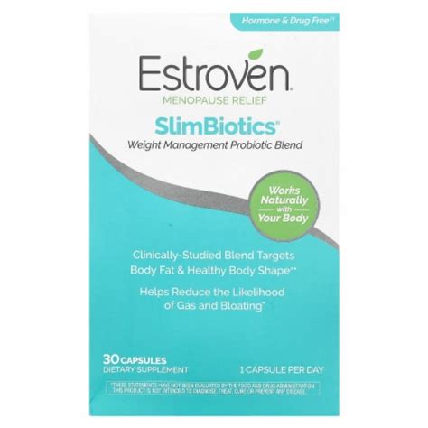 Estroven Menopause Relief Slimbiotics Weight Management