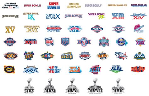 Every Super Bowl Logo From 1967 Present As If Color Ceased To Exist