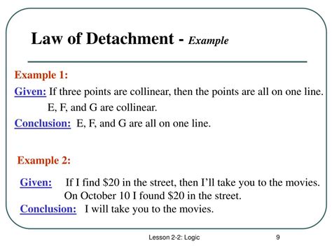 Example Law Of Detachment