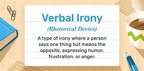 Verbal Irony Examples