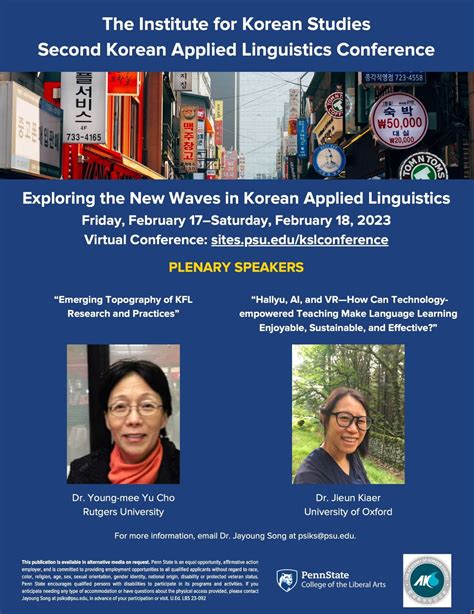 Exploring The New Waves In Korean Applied Linguistics A Penn State