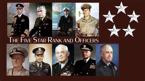 Famous Five Star Generals In Us Military History References