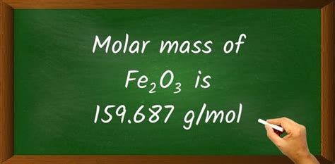 Fe2o3 Molar Mass With Calculations