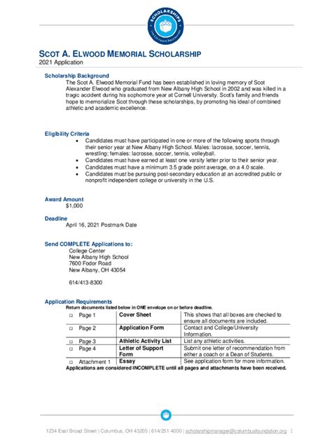 Fillable Online General Asu Scholarships Angelo State University Fax