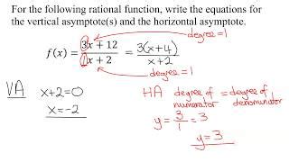 Finding Horizontal Asymptotes Using Leading Terms Channels For Pearson