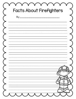 Firefighter Fact Writing