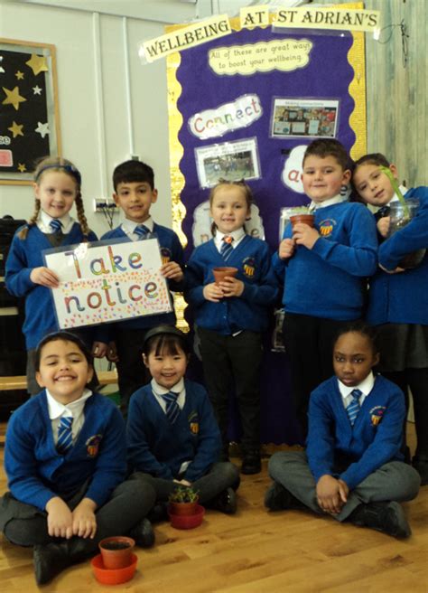 Five Ways To Wellbeing In Year 2 St Adrian S Catholic Primary School