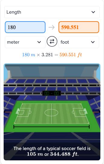 Flexi Answers How Many Feet Is 180 Meters Ck 12 Foundation