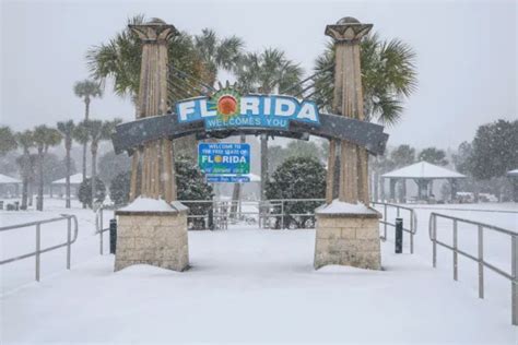 Florida Sees First Snow In Decades As Storm Hits The South Ctv News