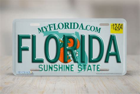 Florida State License Plate Info