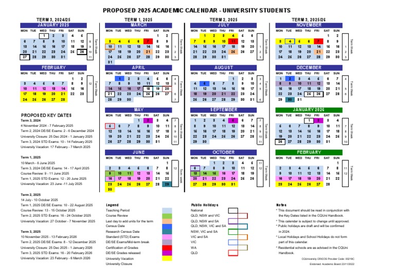 Florida State University Academic Calendar Dates
