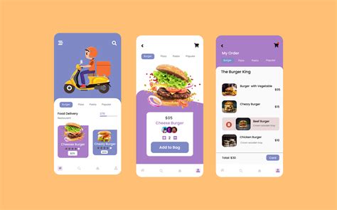 Food Ordering Delivery App Design Figma
