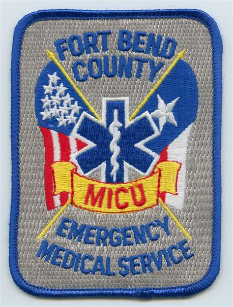 Fort Bend County Texas Emergency Medical Service Patch The Portal