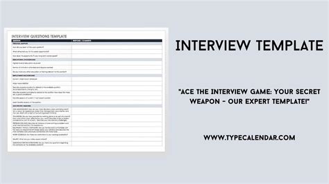 Free 7 Sample Interview Question Templates In Pdf Free Printable