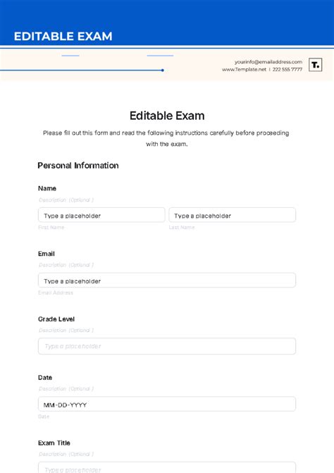 Free About Me Templates Examples Edit Online Download Template Net