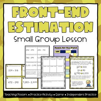 Front End Estimation By Erin Mcmenamin Tpt
