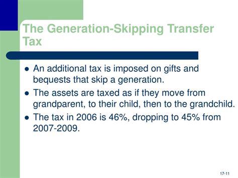 Generation Skipping Transfer Tax Ppt Download