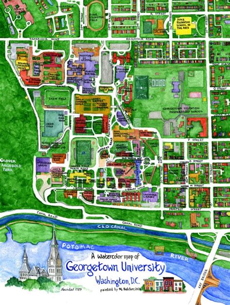 Georgetown University Campus Map