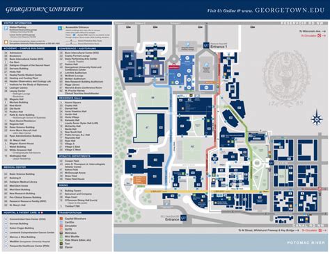 Georgetown University Campus Map