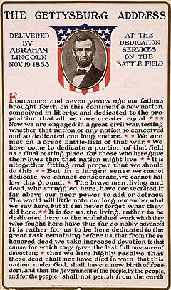 Gettysburg Address Facts For Kids